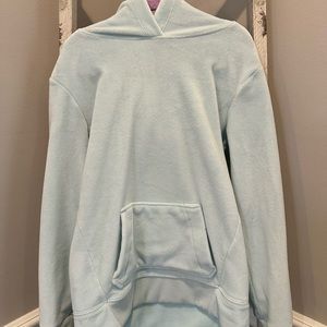 Light blue kids hooded sweater